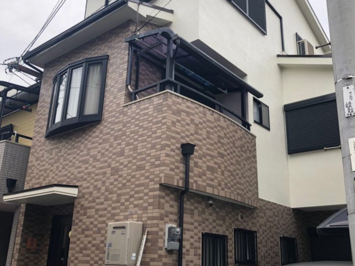 八尾市本町 M様邸 外壁塗装工事・屋根塗装工事