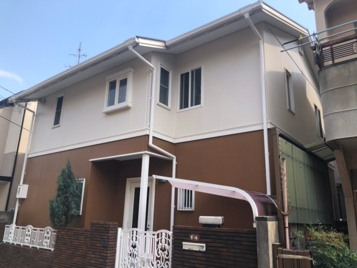 八尾市 M様邸 カラーシミュレーションとおりで大満足! 外壁塗装工事