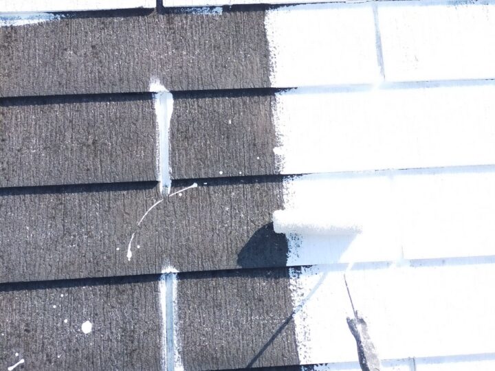 屋根塗装/下塗り1回目
