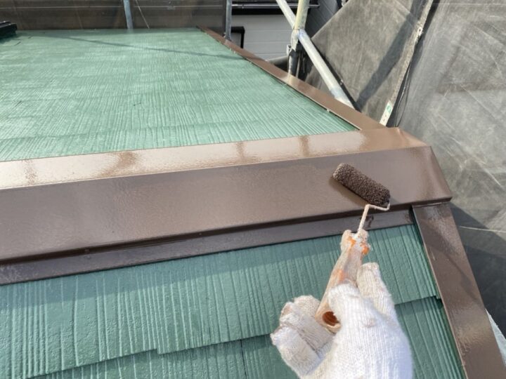 屋根塗装/棟