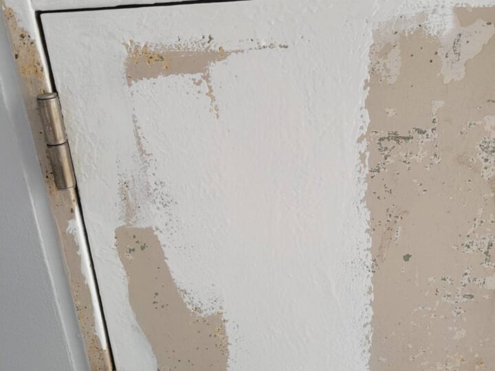 鉄部塗装/中塗り