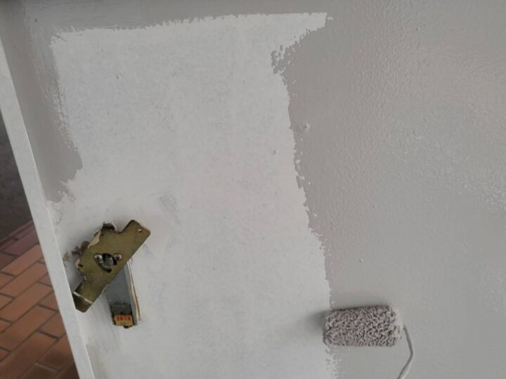 鉄部塗装/中塗り