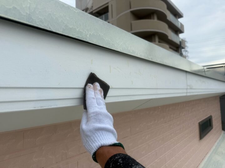 破風塗装/ケレン