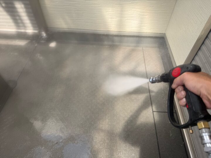 高圧洗浄/ベランダ