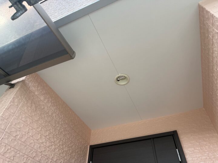 軒天塗装/施工後