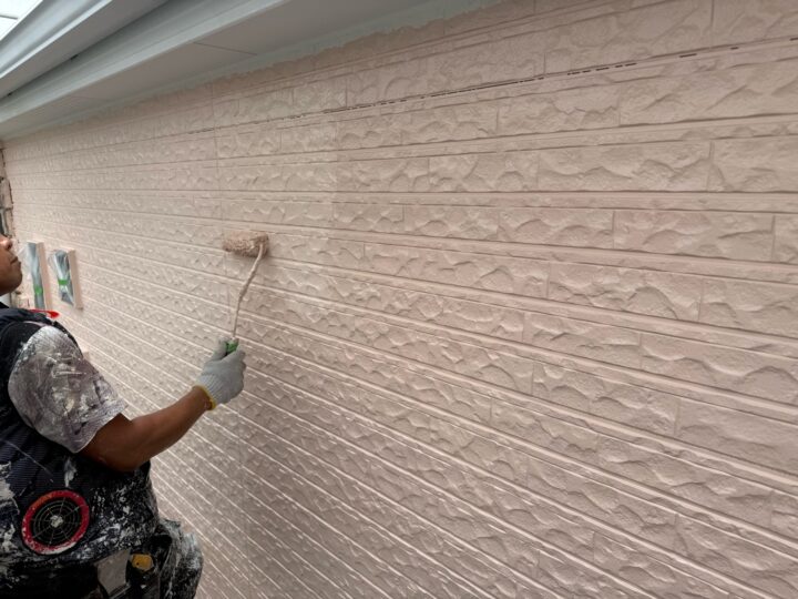 外壁塗装/上塗り