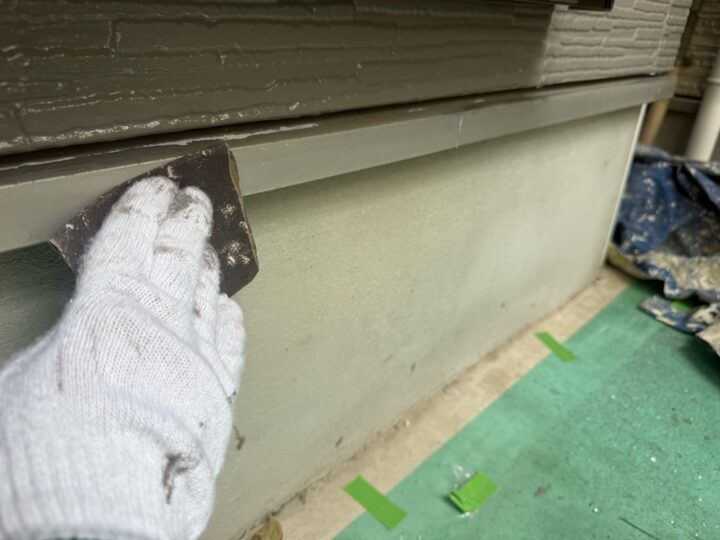 水切り塗装/ケレン