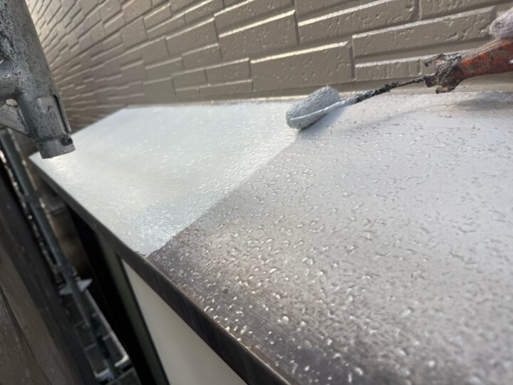 出窓天端塗装/錆止め