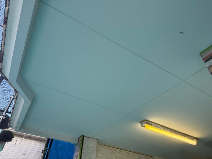 軒天塗装/施工後